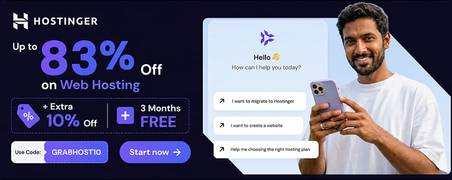 Hostinger Promo Code banner