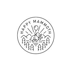 Happy Mammoth logo