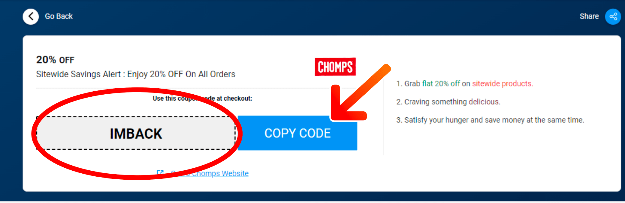 Chomps Promo Codes