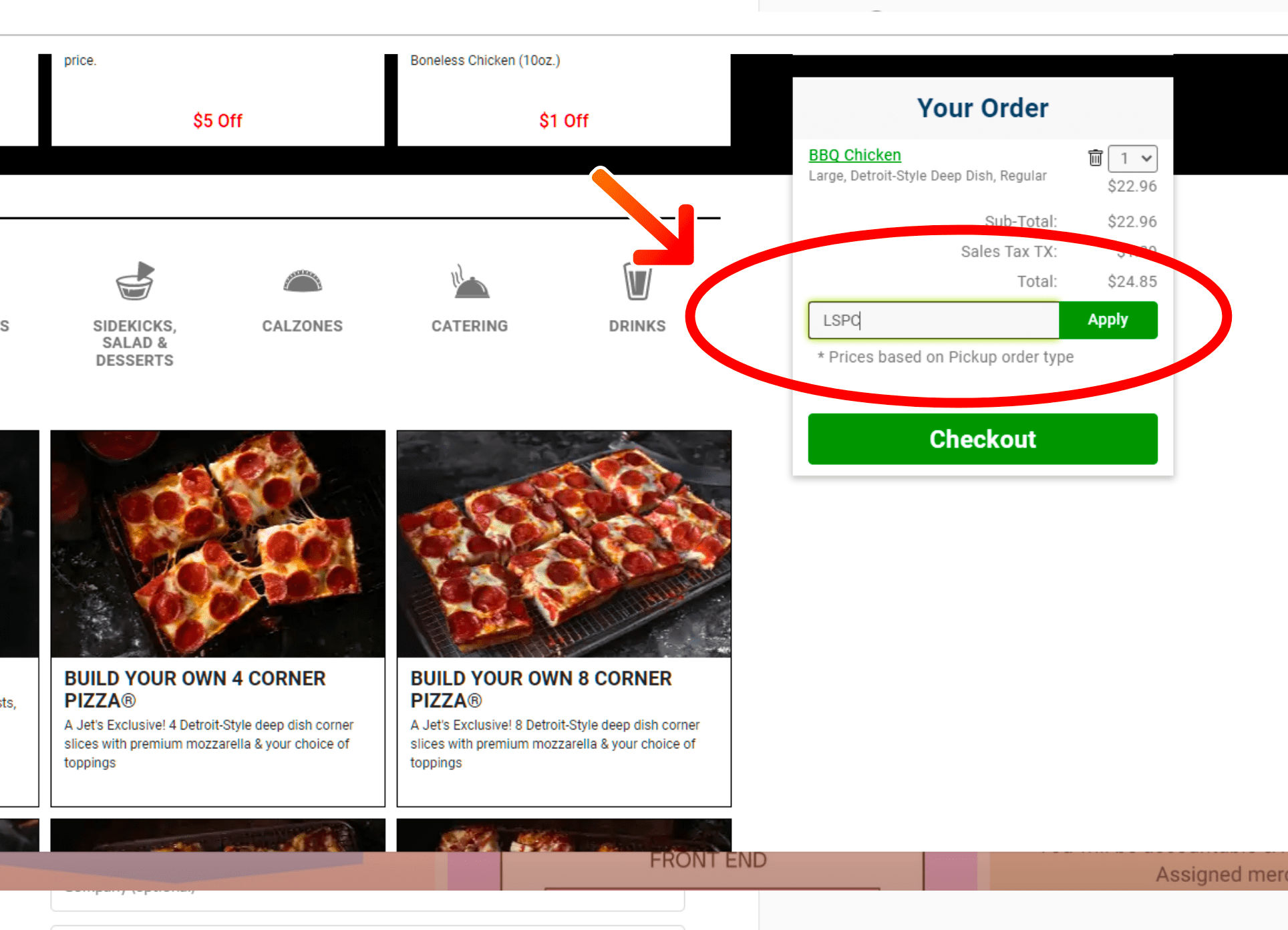 Jet's Pizza Discounts