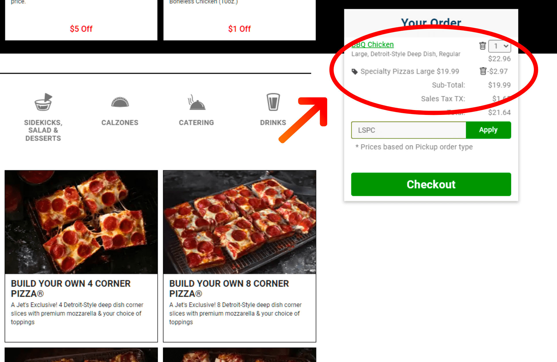 Jet's Pizza Coupons