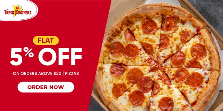 Fresh Brothers Coupons